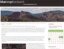Tablet Screenshot of bluerange.sierra-hikes.com