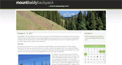 Desktop Screenshot of mountbaldy.sierra-hikes.com