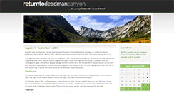 Desktop Screenshot of deadmancanyon.sierra-hikes.com