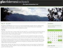 Tablet Screenshot of gilawilderness.sierra-hikes.com